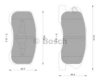 BOSCH 0 986 AB2 559 Brake Pad Set, disc brake